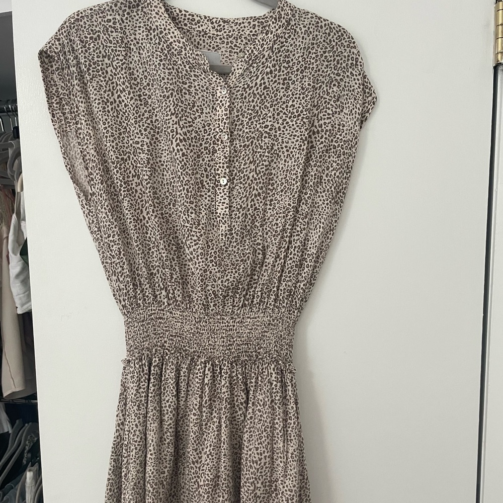 Rails cheetah print drop waist dress